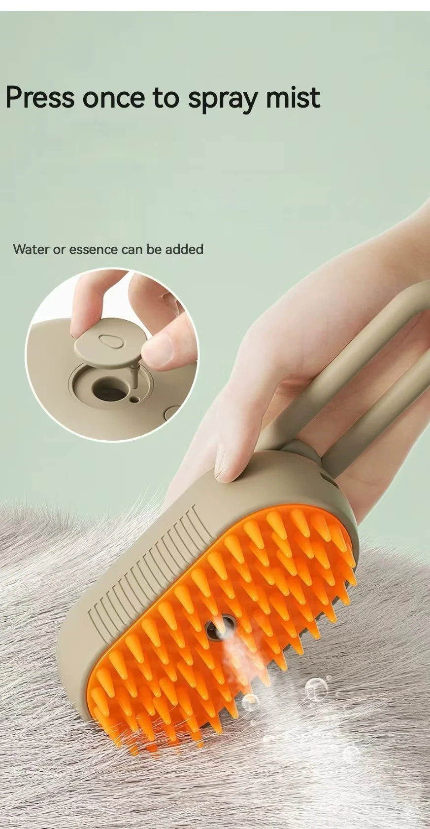 The AeroMist 3-in-1 Steam Brush