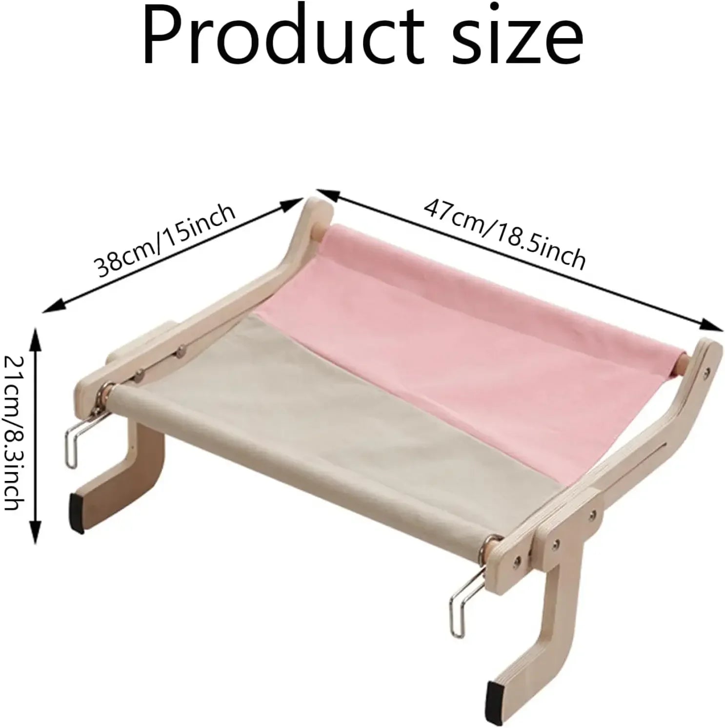 Wooden Window Cat Hammock